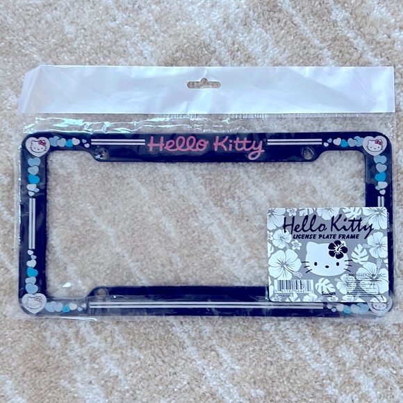 Sanrio Other Hello Kitty License Plate Frame Poshmark